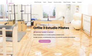 Orfila 3 estudio Pilates | diseño y desarrollo web
