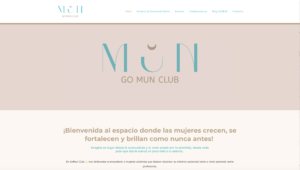 Diseño de imagen corporativa y desarrollo web de gomun club